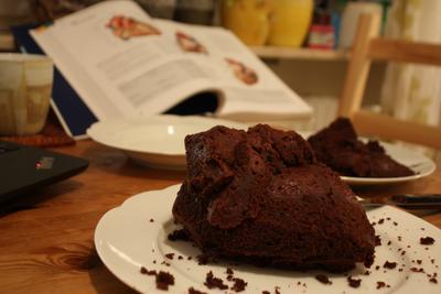 Der Kuchen, zugeschnitten nach Anatomie-Atlas